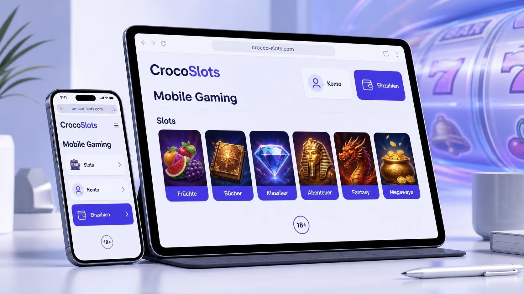 Mobile Gaming bei CrocoSlots
